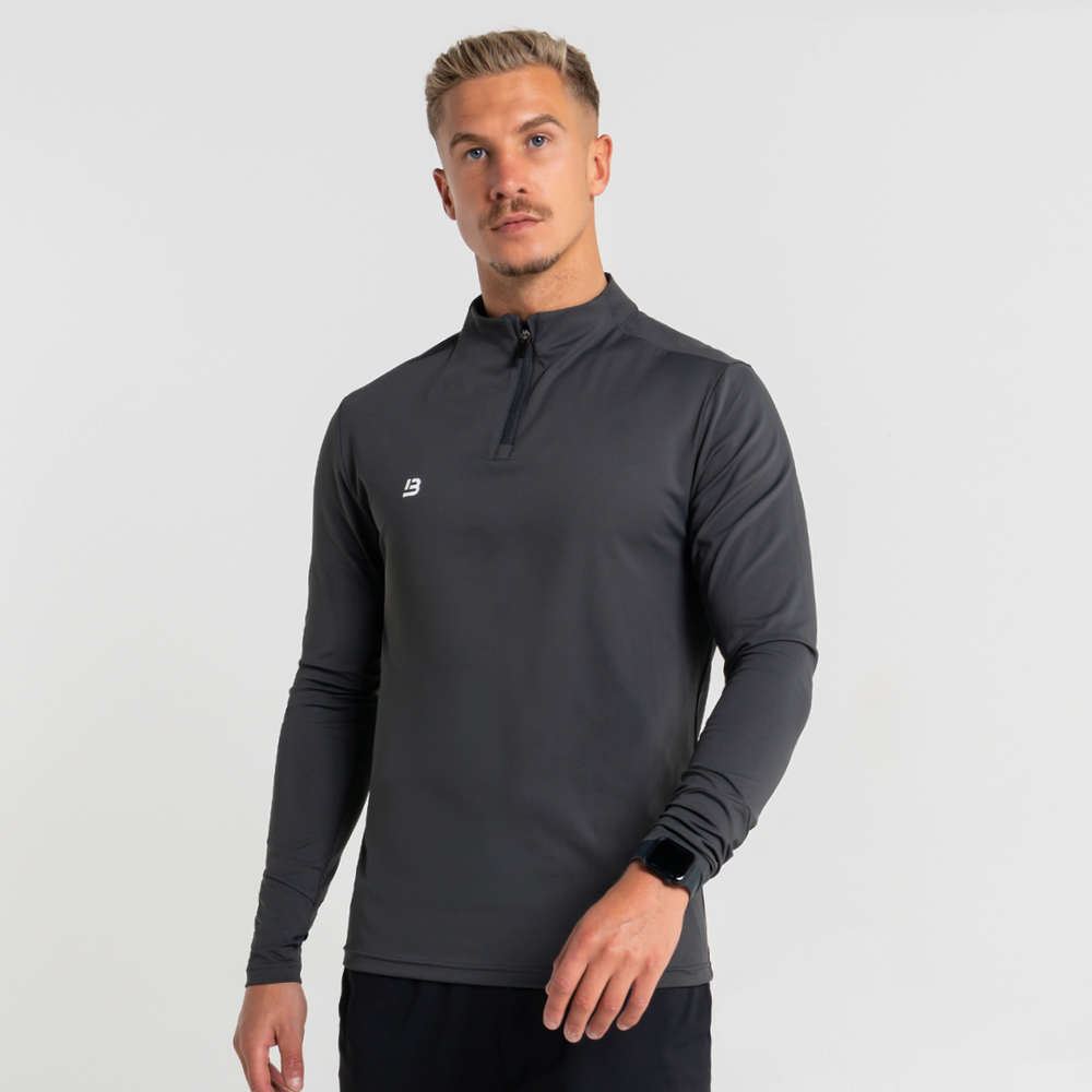 Signature Sports 1/4 Zip - Charcoal