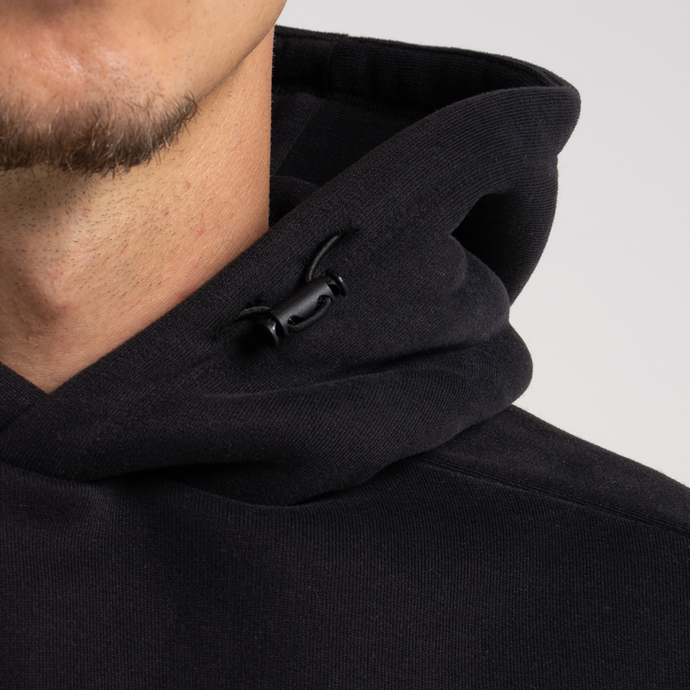 Neto Overhead Hoodie - Black